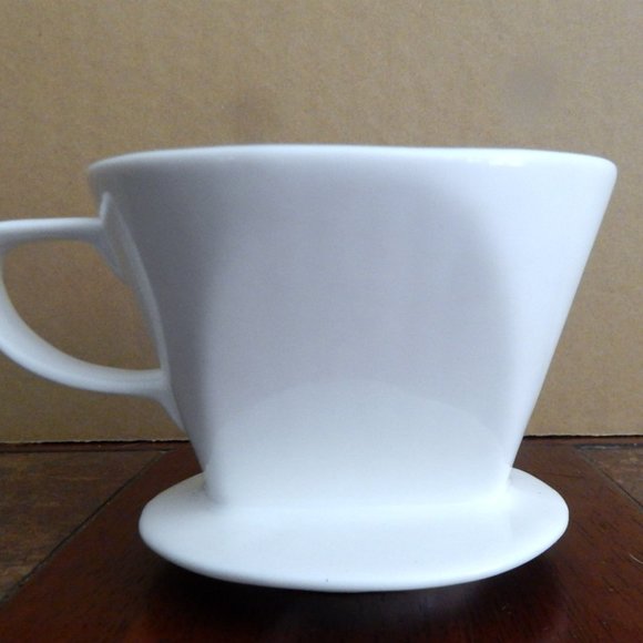 Ceramic Pour Over Coffee Dripper Single Serve Brewer - Picture 3 of 5